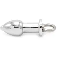 Kiotos - Holle Buttplug Van RVS Met afsluitschroef - Small