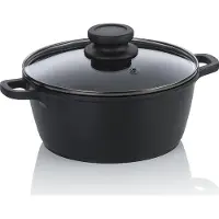 kela Kookpan Atura Met Deksel Zwart 1,7 L