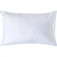Homescapes Luxe Satijn Kussensloop 50x75 cm – Wit – 100% Egyptisch Katoen – Draaddichtheid 1000