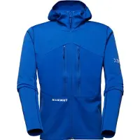 Mammut - Eiger Nordwand Advanced Midlayer Hooded Jacket - Fleecevest L, blauw