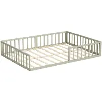 VitaliSpa Minno Kinderbed – 205 x 145 cm zonder matras Grijs
