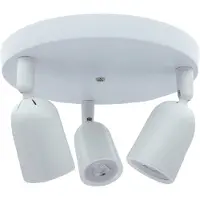 ELP plafondarmatuur locaste voor 3x gu10 wit IP22