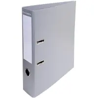 Exacompta Prem Touch Breed Ordner A4 70 mm Grijs 2 Ringen 53740E Kunststof Staand 10 Stuks