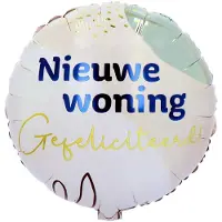 Folat - Folieballon 'Gefeliciteerd! Nieuwe Woning' - 45 cm