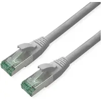 Roline recycled material ROLINE RM Patchkabel Cat.6A S/FTP (PiMF), grijs, 15 m