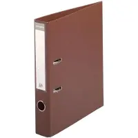 Exacompta Prem Touch Smal Ordner A4 50 mm Bruin 2 Ringen 53546E Kunststof Staand 10 Stuks