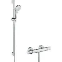 Hansgrohe Croma S Vario Renovatieset 65 cm - Comfort - Ecostat thermostaat - Select-knop bediening - Chroom