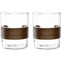 Leonardo Koffie- en theeglas Novo Legno 320ml (Set van 2)