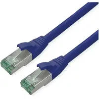 Roline RM Patchkabel Cat.6A S/FTP (PiMF), blauw, 15 m