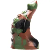 Kiotos Revolt - Dildo Fantasie - Green Army - Nr. 13 - 16 x 7,2 cm
