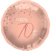 Folat - Folieballon 70 Jaar Elegant Lush Blush 45 cm
