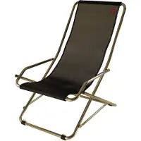 Fiam Dondolina zonnestoel Black