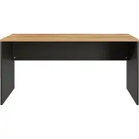 Germania Lissabon Bureau Houtmateriaal zwart/bruin