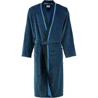 Cawö Badjas 4839 Kimono Men Blauw Zwart-60