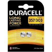 Duracell 10x Knoopcelbatterijen 357-303 2 Stuks
