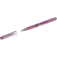 Uniball Roller encre gel Signo Broad UM153 Grip Pte Large 1mm Rose Métal