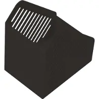 Helit Tijdschriftencassette PS Zwart 16.5 x 18,7 cm Pak van 4