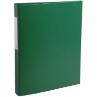 Exacompta 10x Ringband in PP met 2 ringen van 25mm - Groen - 54383E