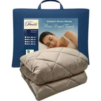 Princessdekbedden Princess EazyDekbed Hoesloos Dekbed - 140x200 cm - Taupe - Warmteklasse 2 - Wasbaar - Eenpersoons