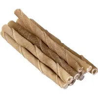 Petsnack 5 inch 12,5 cm 10 mm 50 st snack twisted stick / staafjes gedraaid hondensnack