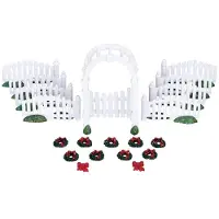 Lemax Kerstfiguur Plastic arbor & picket fences with decorations
