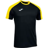 Joma Eco-Championship Shirt Korte Mouw Heren - Zwart / Geel | Maat: 2XL