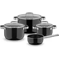 WMF Fusiontec Mineral Pro Pannenset 4-delig Zwart