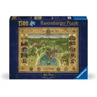 Ravensburger HP: Hogwarts kaart 1500 stukjes |