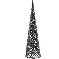 Anna's Collection Decoratieboom Zwart Met Verlichting D 16 H 60 Cm