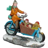 Luville Molendam Moeder met bakfiets | 2x AA | 9,5 x 4 x 8 cm