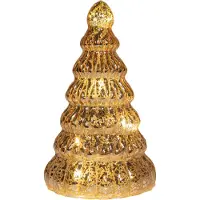 Coen Bakker Decoratieboom Daron Goud Met Verlichting D 10,5 H 17,5 Cm