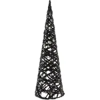 Anna's Collection Decoratieboom Zwart Met Verlichting D 12,5 H 40 Cm