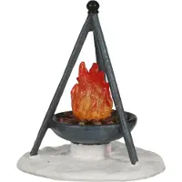 Luville Kerstdorpminiatuur Vuurschaal D 7,5 H 9 Cm