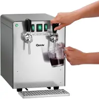 Bartscher Glühwein Dispenser 1300 - 2 kranen - 130L/uur - 400V - 287x690x398mm