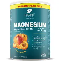 Nature First Magnesium 400 – Hooggedoseerd magnesiumcitraat met ijstheesmaak 200 g
