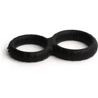 Sport Fucker - Enigma Ring - Siliconen Cockring - Zwart