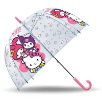 Kids Euroswan transparante bell-paraplu – 46 cm – kinderparaplu