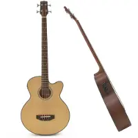 Gear4Music Elektro-akoestische Basgitaar van