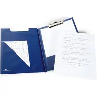 Durable Klembordmap 2355 a4 kopklem insteek blauw | 5 stuks
