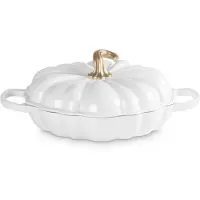 Le Creuset Campagnard Pompoen Ø28cm / 2,5L 'Wit'