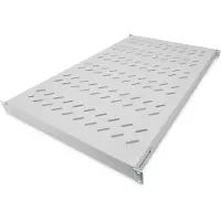 Digitus DN-97648 19 inch Apparaatbodem voor patchkast 1 HE Variabele bevestigingsrails Geschikt voor kastdiepte: 1000 mm Grijs-wit (RAL 7035)