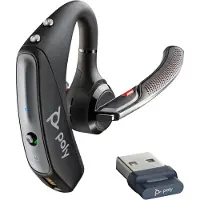 Poly Voyager 5200 Draadloze Hoofdtelefoon - Zwart