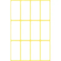 Kangaro Etiket wit 38x18mm pak a 10 stuks wit Etiket