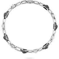 Philipp Plein Ketting 'PLEIN EDGE' zilver
