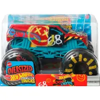 Hot Wheels Monster Trucks Oversized Demo Derby voertuig - Schaal 1:24 - Metaal - Kunststof - 19 cm