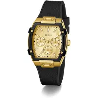 GUESS Analoog horloge 'PHOENIX' goud / zwart