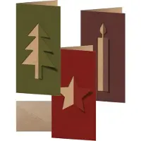 Sigel Kerstkaarten incl. - envelop kraftliner -