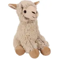 Heunec pluche beige alpaca/lama knuffel - 24 cm - zittend - knuffels