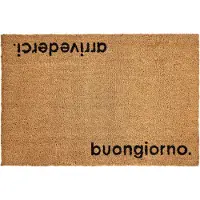 Beliani LABO - Deurmat - Natuurlijk - 60 x 90 cm - Kokos