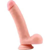 Chisa Novelties Dildo met zuignap Matt 20 cm x 4 cm - beige
